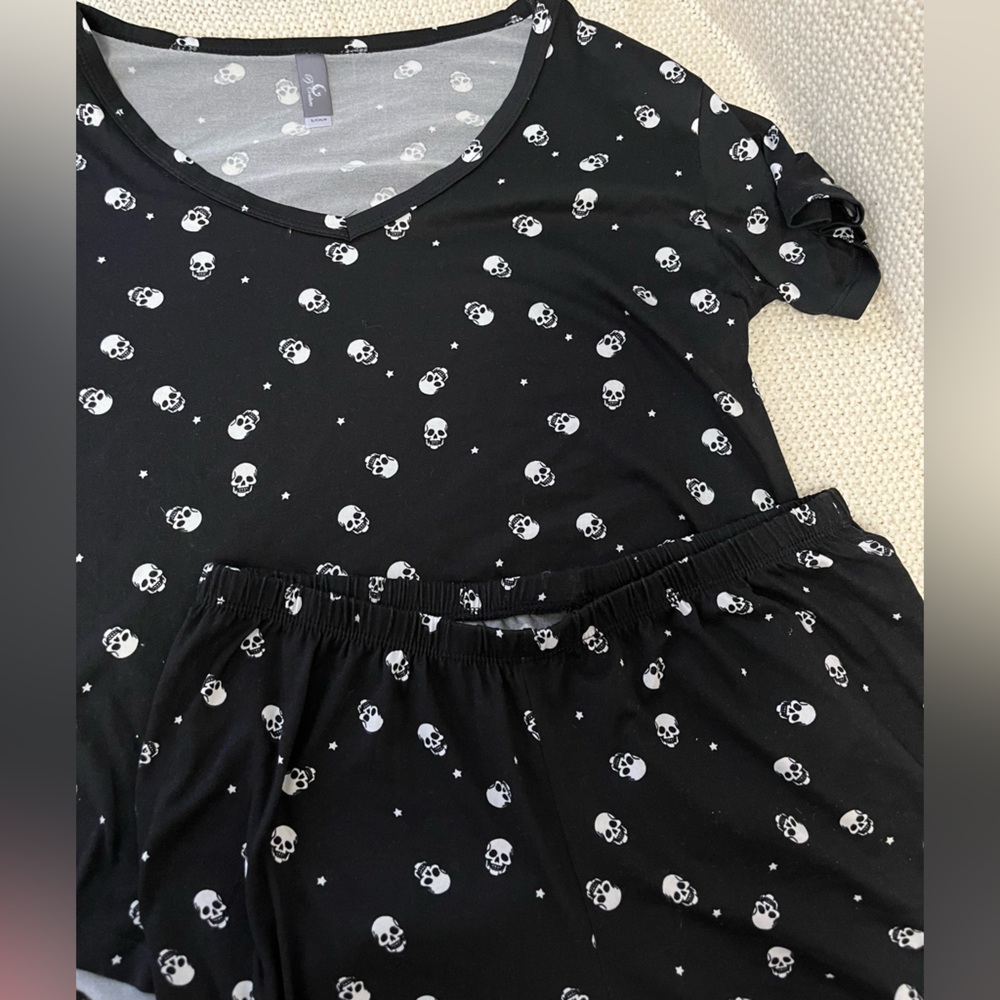 Cozy Skull Pajama Set